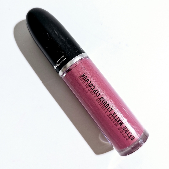 MAC Retro Matte Liquid Lipcolour - # 133 Metallic Rose (Rose  Mac Retro Matte Liquid Lipcolour #133 Metallic Rose New